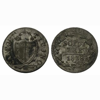 Tessin 3 Soldi 1838
