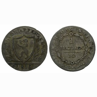 Appenzell Batzen 1816