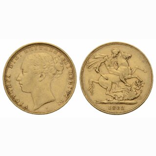 England Sovereign 1882 S Viktoria