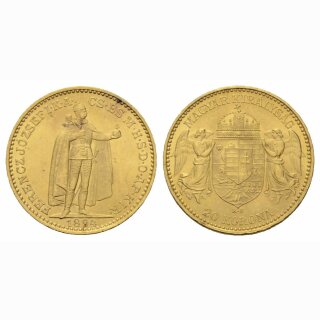 Ungarn 20 Kronen 1894 KB