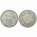 Schweiz 5 Franken  1874 B Sitzende Helvetia