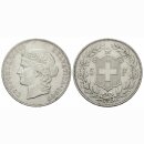 Schweiz 5 Franken  1907 B Frauenkopf
