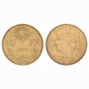 Schweiz 10 Franken  1911 B Vreneli