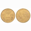 Schweiz 10 Franken  1913 B Vreneli