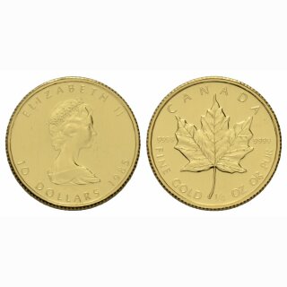 Kanada 10 Dollar 1985 Maple Leaf