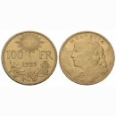 Schweiz 100 Franken  1925 B Vreneli