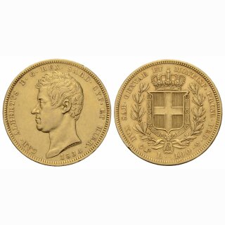 Italien  100 Lire  1834 P Carl. Albertus