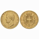 Italien  100 Lire  1834 P Carl. Albertus