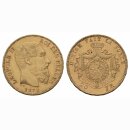 Belgien 20 Francs 1878