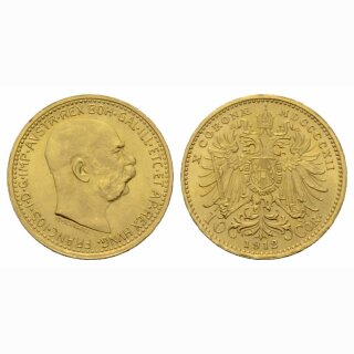 Österreich 10 Kronen  1912 Kaiser Franz Jsoef