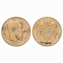 Belgien 20 Francs 1867 Leopold II