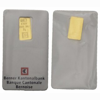 Schweiz 1 Gramm Feingoldbarren