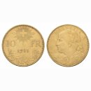 Schweiz 10 Franken  1911 B Goldvreneli