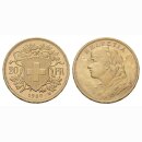 Schweiz 20 Franken 1930 B Goldvreneli