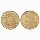 Schweiz 20 Franken 1935 LB Goldvreneli