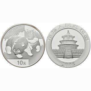 China 10 Yuan 2008 Panda