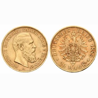 Deutschland Preussen 20 Mark 1888 88 Tage Kaiser