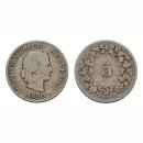 5 Rappen 1880 Schweiz
