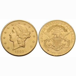 USA 20 Dollar  1903 Liberty