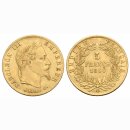 Frankreich 5 Francs 1866 BB Napoleon II