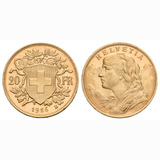 Schweiz 20 Franken 1926 B