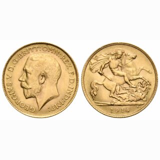England 1/2 Sovereign 1914 George V