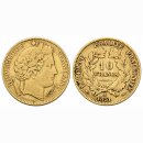 Frankreich 10 Francs 1851 A