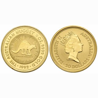 Australien 50 Dollar 1992 Kangaroo
