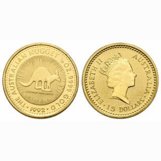 Australien 15 Dollar 1992 Kangaroo