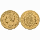 Italien Sadinien 80 Lire 1825 L