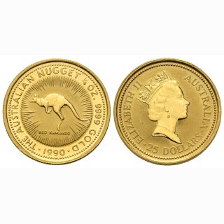 Australien 25 Dollar 1990 Kangaroo