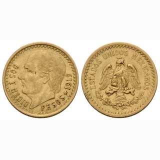 Mexiko 2 1/2 Pesos  1919