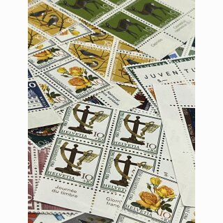 Frankaturgültige Briefmarken Lot 100 Stück 10 Rappen (na01)