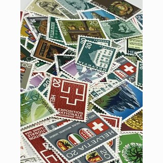 Frankaturgültige Briefmarken Lot 100 Stück 20 Rappen (na01)