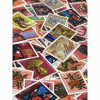 Frankaturgültige Briefmarken Lot 100 Stück 30 Rappen (na01)