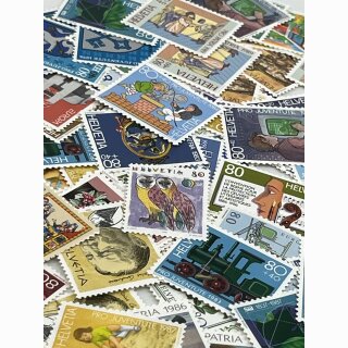 Frankaturgültige Briefmarken Lot 100 Stück 80 Rappen (na01)