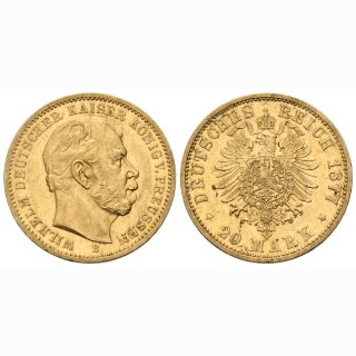 Deutschland Preussen 20 Mark 1877 B