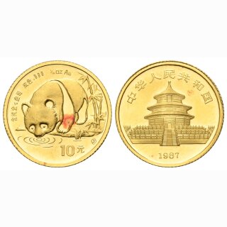 China 10 Yuan  1987
