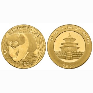 China 25 Yuan  2001 Panda