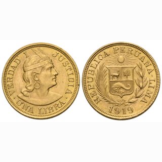 Peru 1 Libra 1919