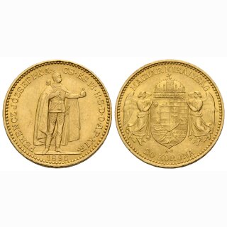 Ungarn 20 Korona 1896