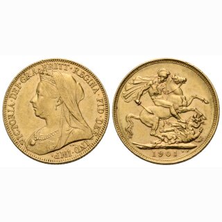 England Soverign 1901