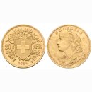 Schweiz 20 Franken 1926 B Goldvreneli