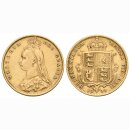England  1/2 Sovereign 1890