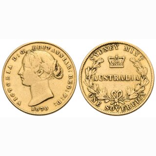 Australien Sovereign 1870