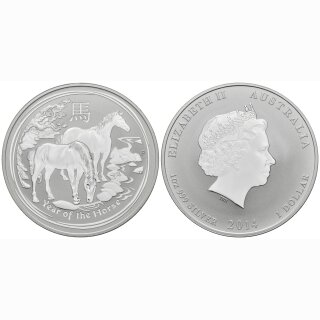 Australien 1 Dollar 2014 Lunar Pferd