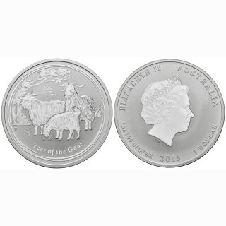 Australien 1 Dollar 2015 Lunar Schaf
