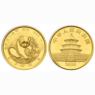 China 10 Yuan 1988 Panda