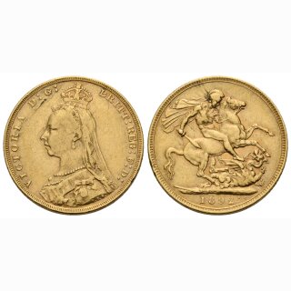 England Sovereign 1892 Viktoria
