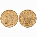 Deutschland Baden 20 Mark 1873 G